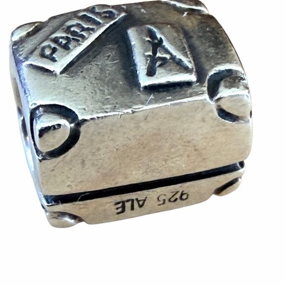 Pandora Sterling Silver Travel Suitcase Charm - Picture 3 of 6